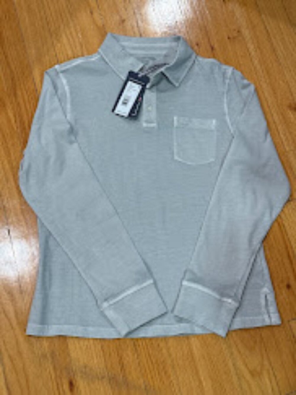 youth L Vineyard Vines long sleeve polo shirt
